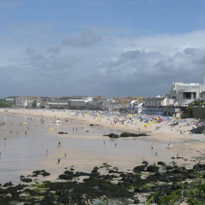 Porthmeor Beach from Mans head - Flikr - Photo by John Stratford