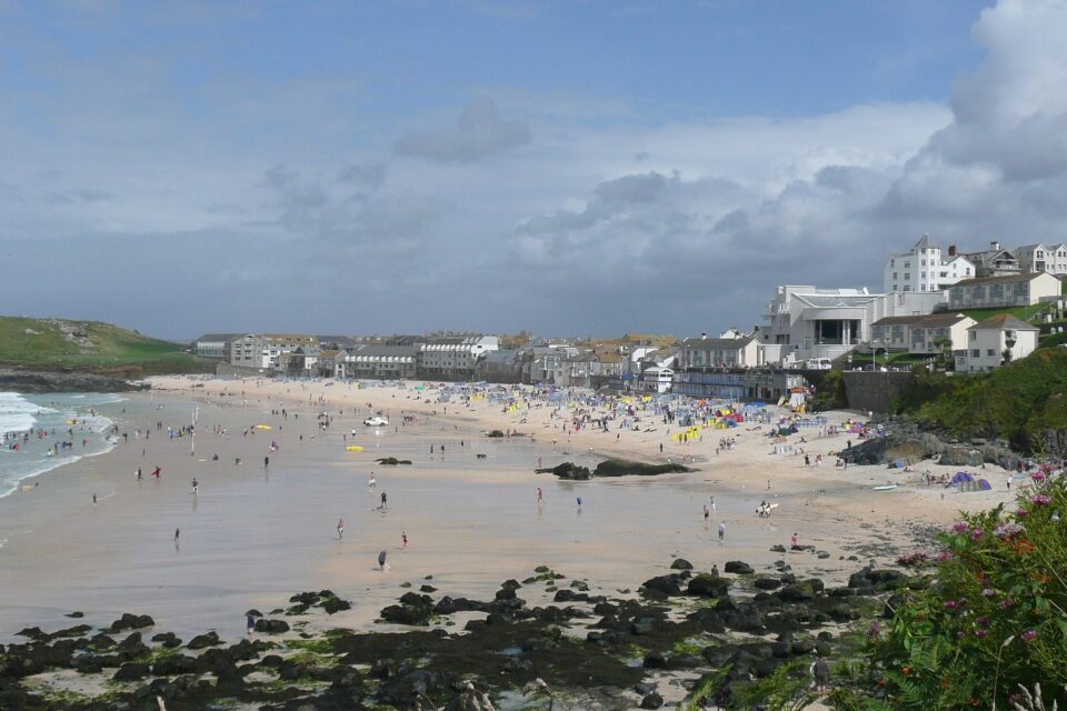 Porthmeor Beach from Mans head - Flikr - Photo by John Stratford